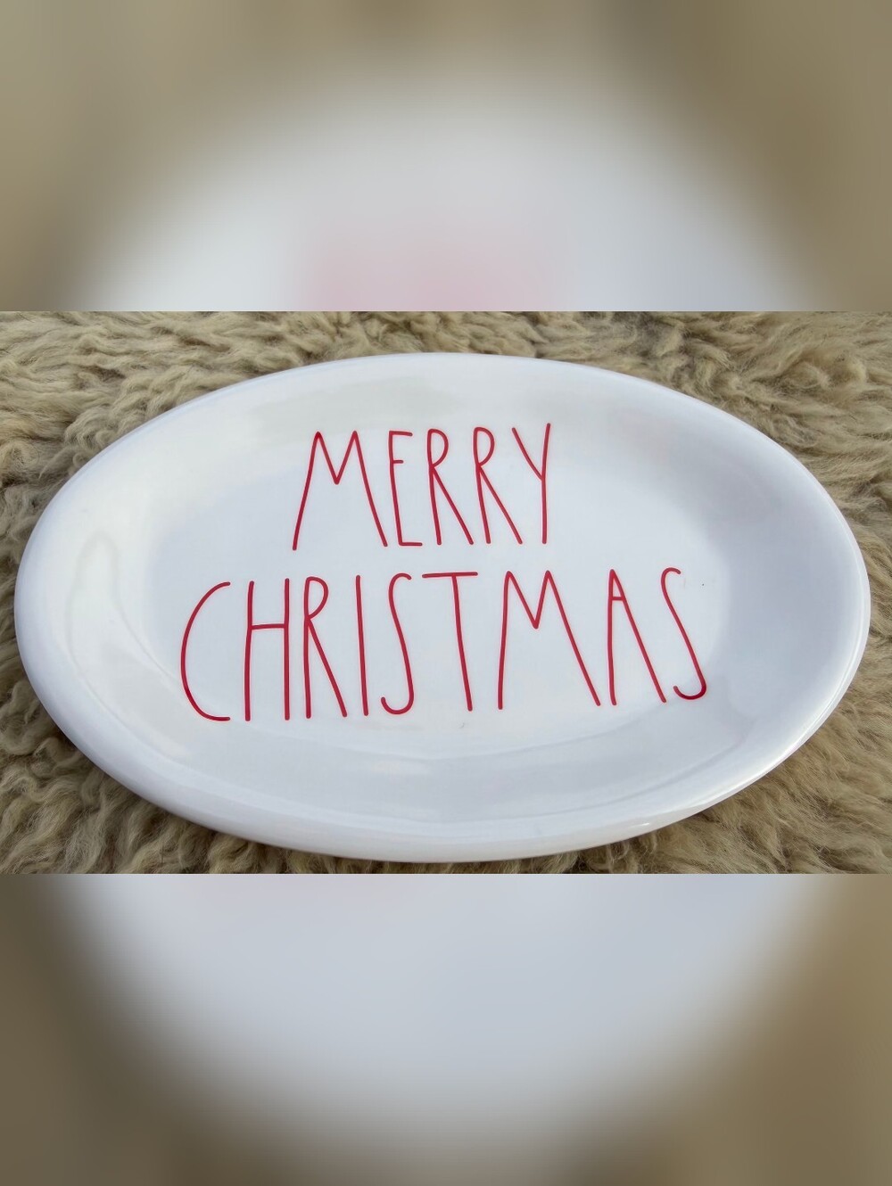 Rae Dunn Christmas Plate